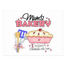 Mums Bakery Gift Post Card