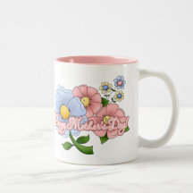 Mums Flowers Coffee Mugs