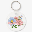 Mums Flowers keychain