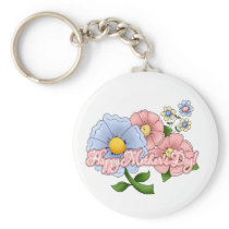 Mums Flowers Keychains