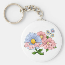Mums Flowers Keychains