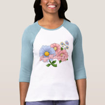 Mum's Flowers Tee Shirt