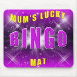 mum's lucky bingo mat mousepads