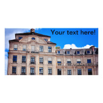Munchen architecture customized photo card