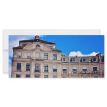 Munchen architecture rack card template