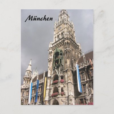münchen cathedral postcard