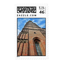 Munchen church tower postage stamp