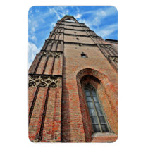 Munchen church tower rectangle magnets