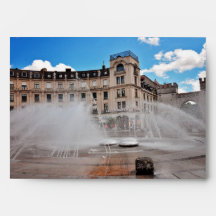 Munchen fountain envelopes