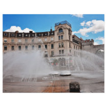 Munchen fountain flyer design