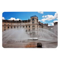 Munchen fountain vinyl magnet