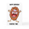 Munchie Monster! - Munchie Time! Birthday Card by nightmare7darkangel Munchie Monster! - Munchie Time! Birthday Card