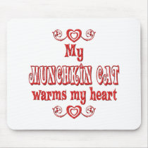 Munchkin Cats Warm My Heart mousepads