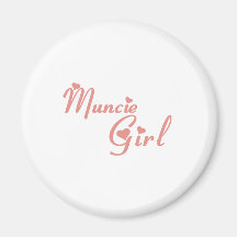 Muncie Girl tee shirts Refrigerator Magnet