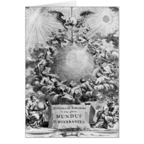 Mundus Subterraneus' by Athanasius Kircher Card