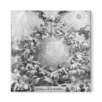 Mundus Subterraneus' by Athanasius Kircher Magnet
