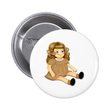 Muñeca de trapo de Brown Pins