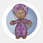 Muñeca Etiqueta Redonda