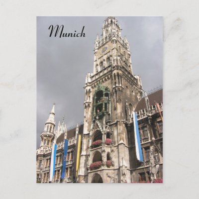 munich cathedral postcard
