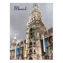 munich cathedral postcard