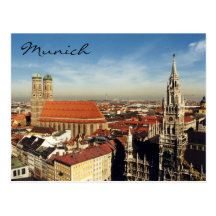munich city postcard