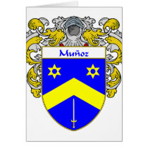 Munoz Coat of Arms (Mantled) cards by NameGame Munoz Coat of Arms (Mantled) cards