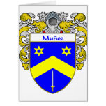 Munoz Coat of Arms (Mantled) cards