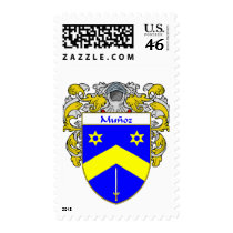 Munoz Coat of Arms (Mantled) Stamp