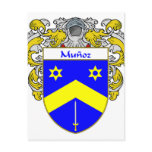Munoz Coat of Arms (Mantled) Post Card