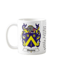Munoz Family Coat of Arm mug