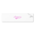 Munoz Last Name Classic Style Bumper Sticker