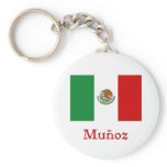 Munoz Mexican Flag Keychain
