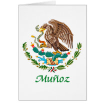 Munoz Mexican National Seal cards by NameGame Munoz Mexican National Seal cards