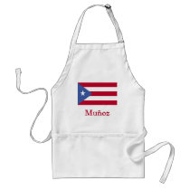 Munoz Puerto Rican Flag Apron