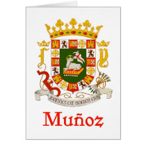 Munoz Shield of Puerto Rico Greeting Cards