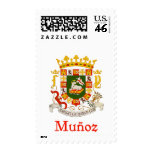 Munoz Shield of Puerto Rico postage