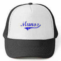 Munoz Surname Classic Style Trucker Hats