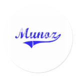 Munoz Surname Classic Style stickers