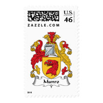 Munro Family Crest Stamps