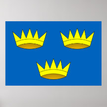 Munster, Ireland flag Print
