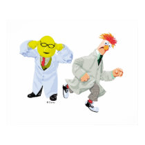 Muppets Beaker and Bunson Disney posters