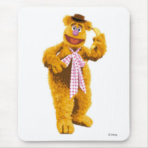 Muppets Fozzie Bear standing holding banana Disney Mousepads