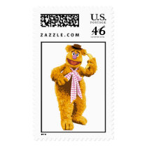 Muppets Fozzie Bear standing holding banana Disney Stamps