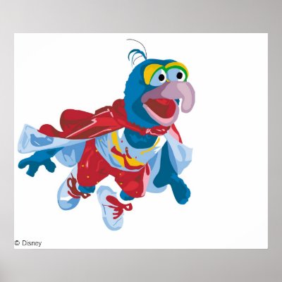 Muppets Gonzo flying Disney posters