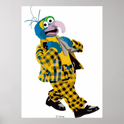 Muppets' Gonzo Plaid Suit Disney posters
