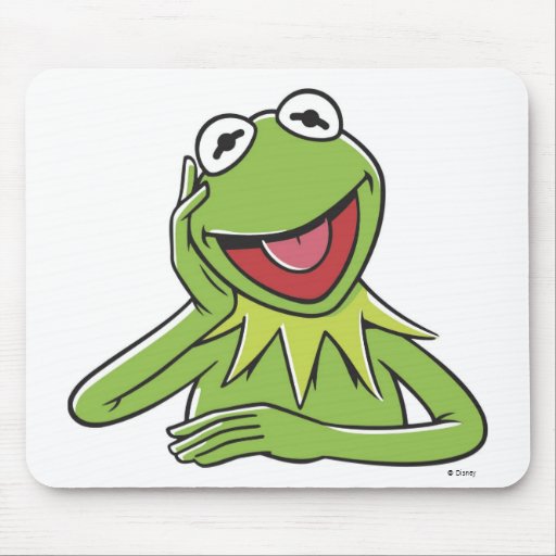 Muppets Kermit Smiling Disney Mouse Pad | Zazzle