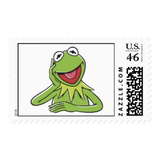 Muppets Kermit Smiling Disney stamp