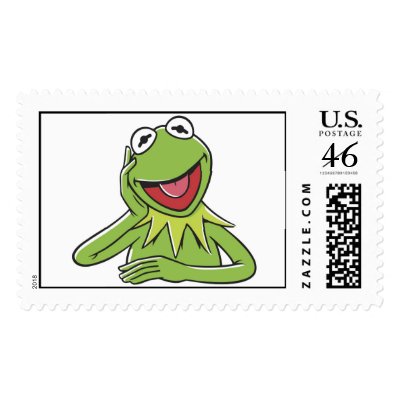 Muppets Kermit Smiling Disney postage
