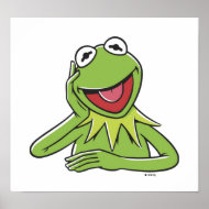 Muppets Kermit Smiling Disney print