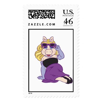 Muppets Miss Piggy Disney postage